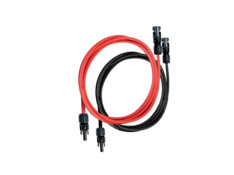 UNITECK Anschlusskabel Set 2 x 10m 4 mm^2 - Rot / Schwarz MC4 Kabel für Solarpanels
