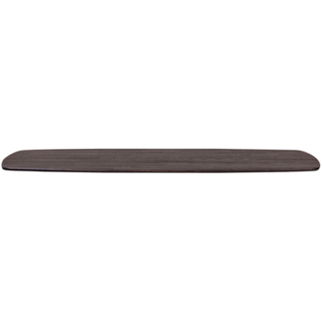 WOOOD tafelblad Tablo Deens ovaal mid brown 24 mm 220x100 cm