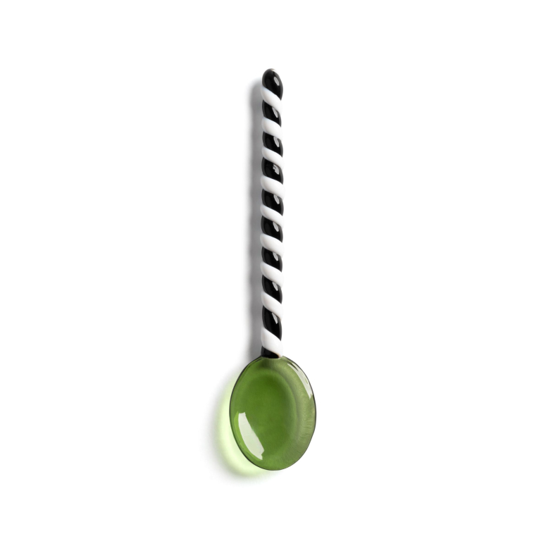 &klevering Duet lepels set van 4 groen