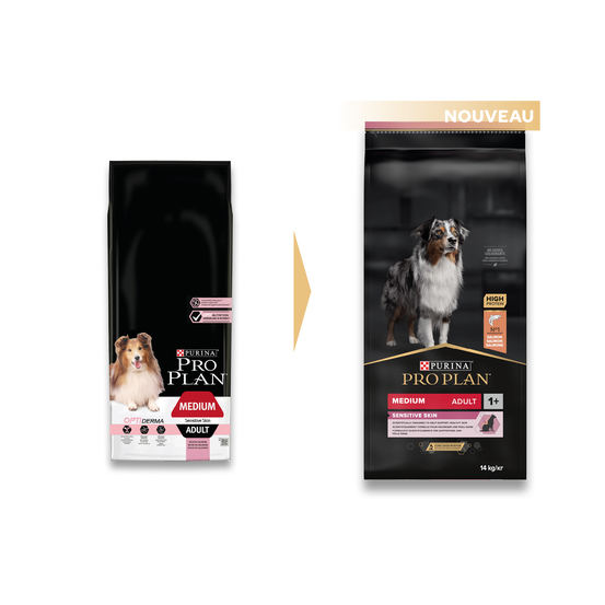 Croquettes chien adulte peau sensible Super Premium - 14 kg