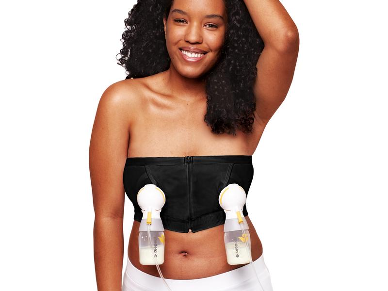 MEDELA Abpump-BH Hands-free Easy Expression 2.0 Schwarz L Freihändiges Abpumpen einfach und bequem