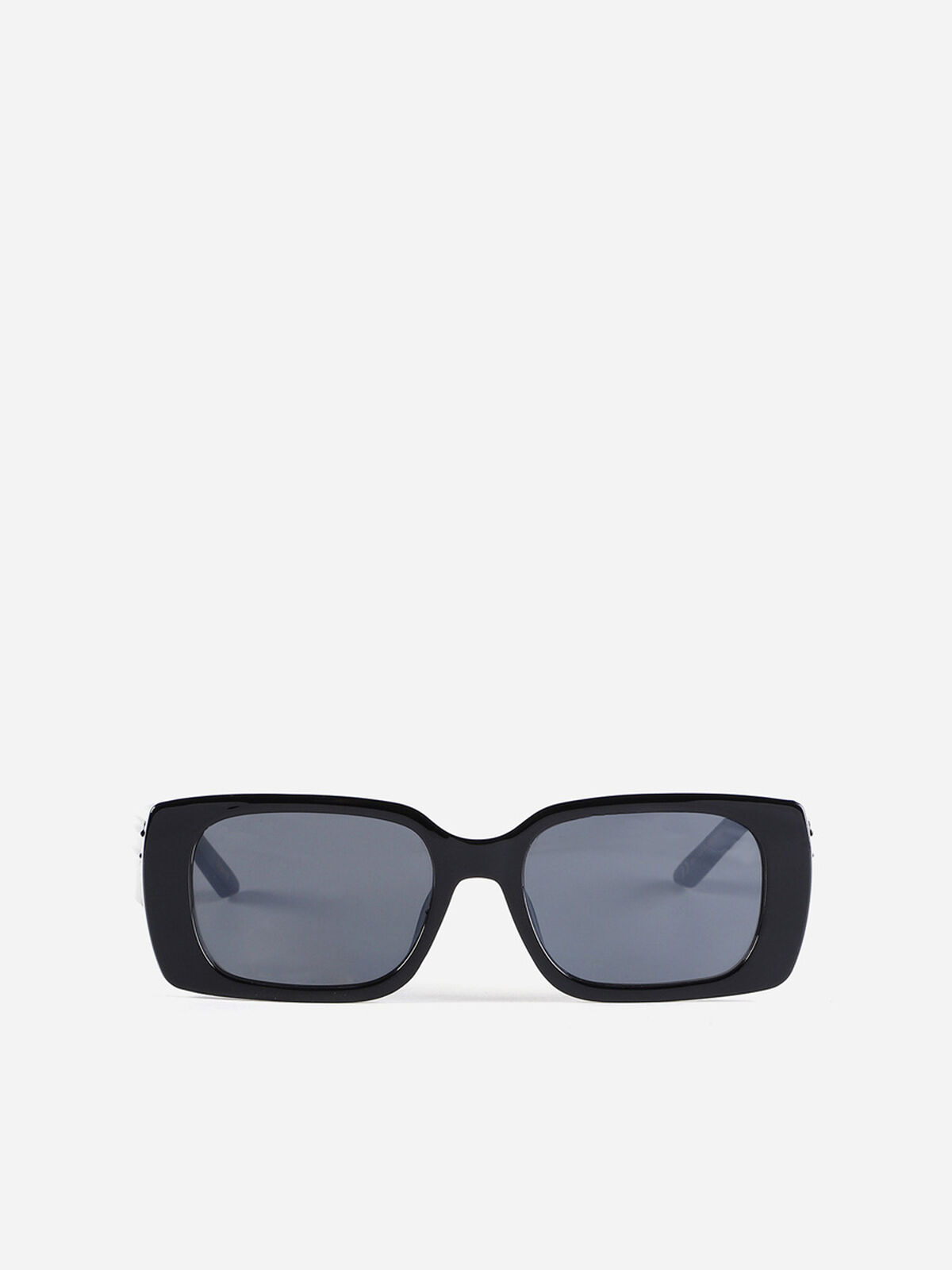 Lunettes de soleil rectangulaires- Noir