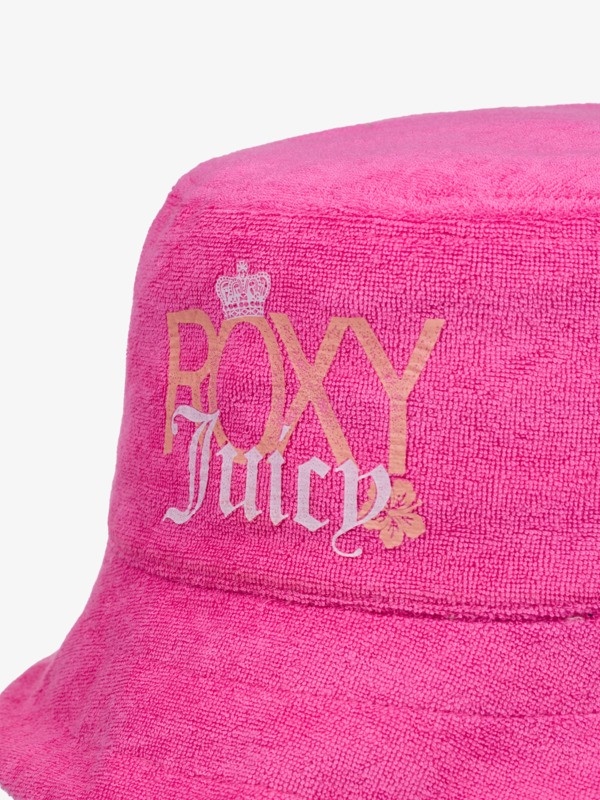 Roxy X Juicy Couture Bob réversible en éponge Rose Femme