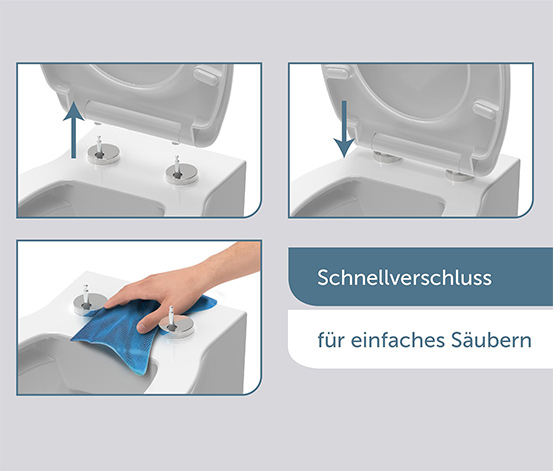 Schütte-Duroplast-WC-Sitz »Slim Black«