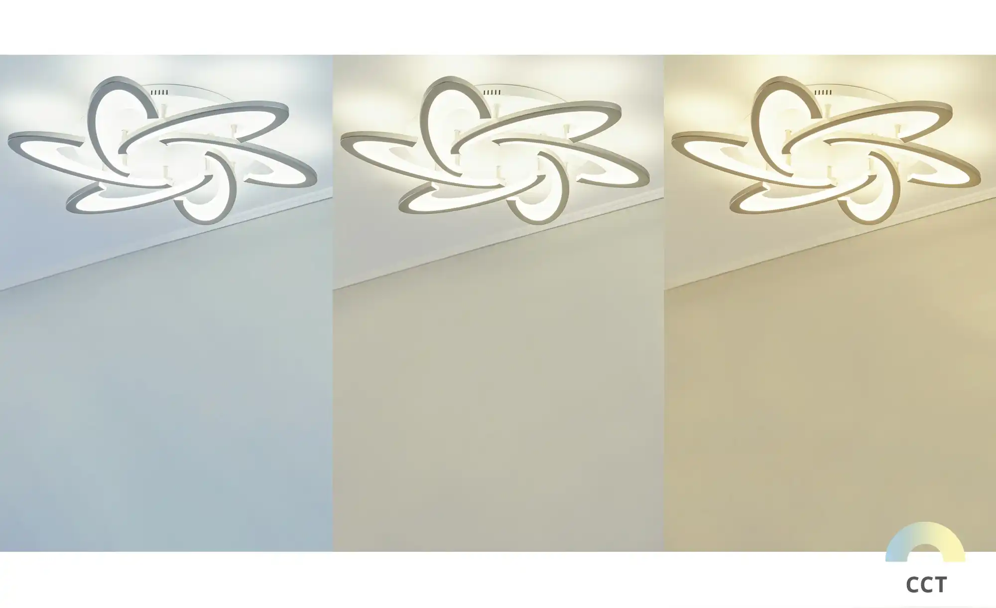 Meisterleuchten LED-Deckenleuchte, 6-flammig, weiß