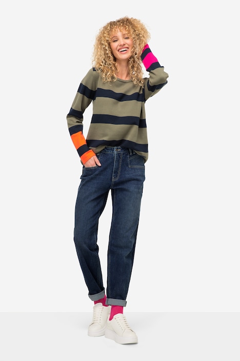 Karotten-Jeans, weite Passform, 5-Pocket-Form