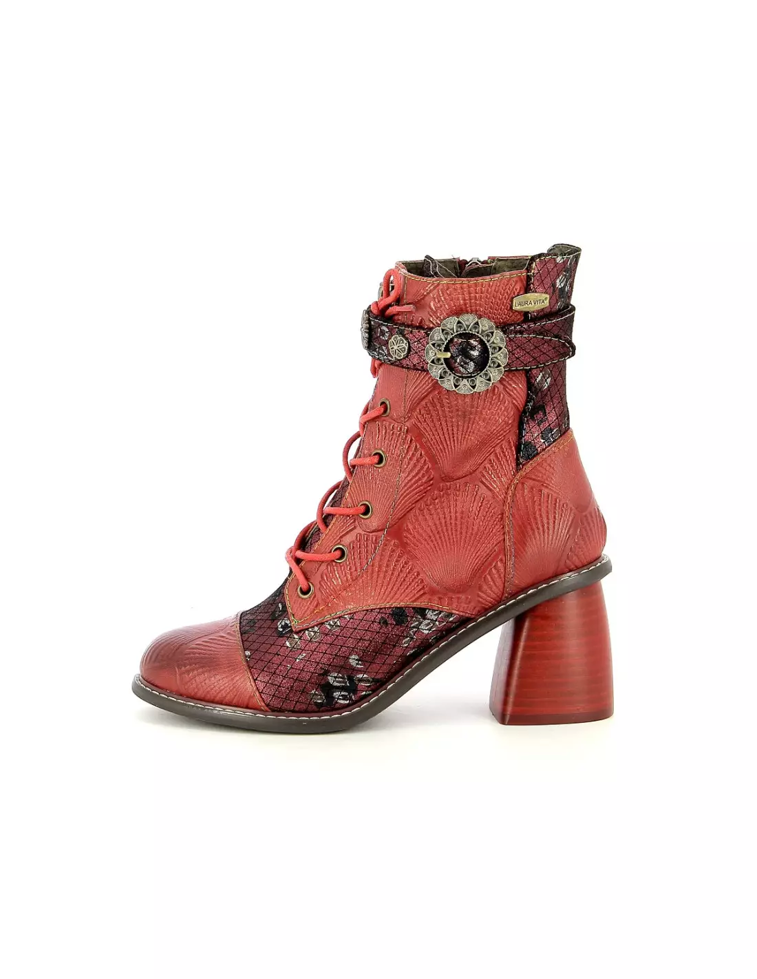 LAURA VITA EVCAO 41 - Boots & bottines Rouge
