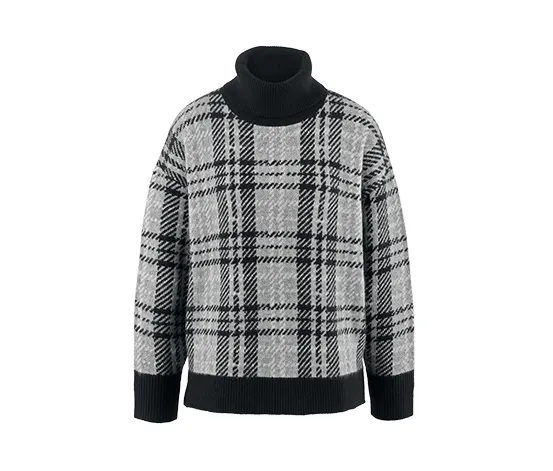 Strickpullover mit Rollkragen