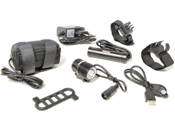 Mixbike GoMini Genopladelig Hjelm/Forlygte, 1000 Lumen