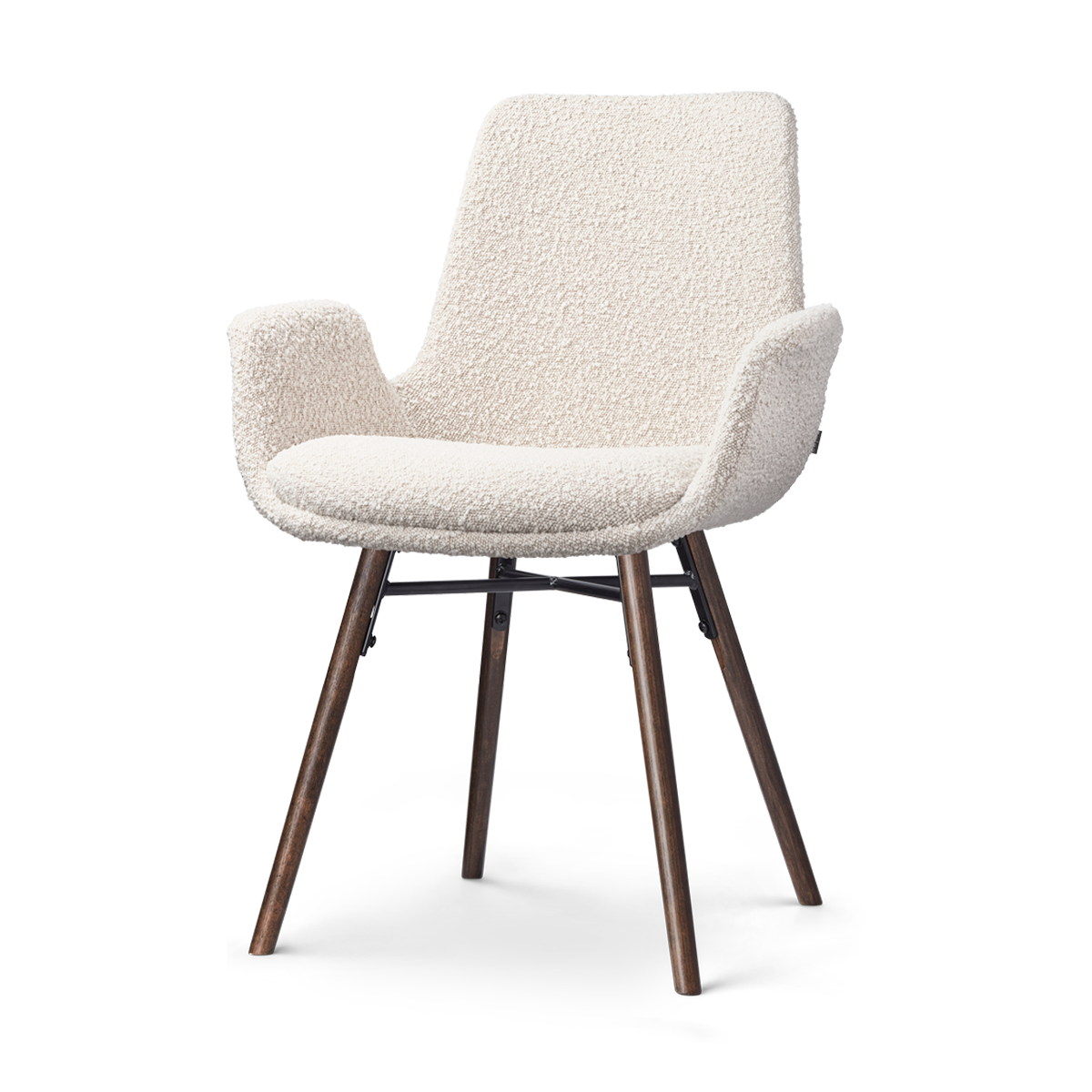 Nena-Eef eetkamerstoel bouclé beige