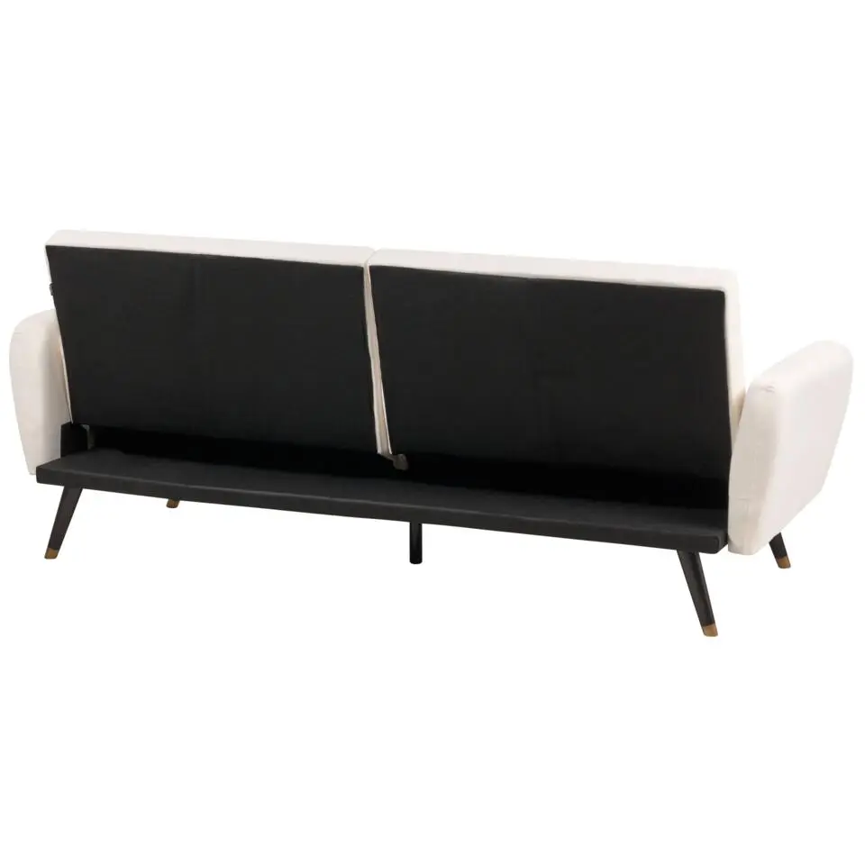 VIMMERBY - Slaapbank - Lichtbeige - Polyester