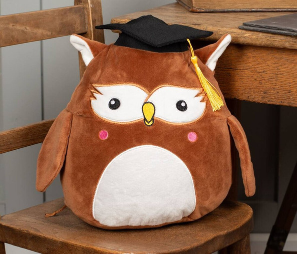 MUMBLES MM806 - Chouette Sagesse Peluche Diplômée