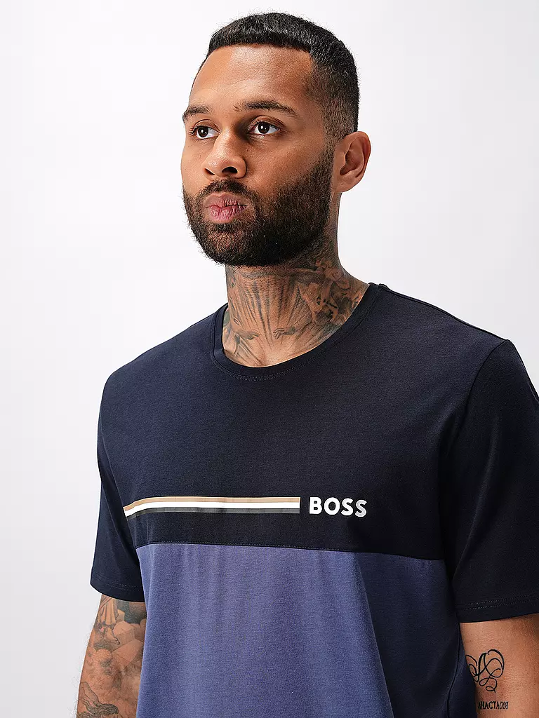 BOSS Loungewear T-Shirt blau