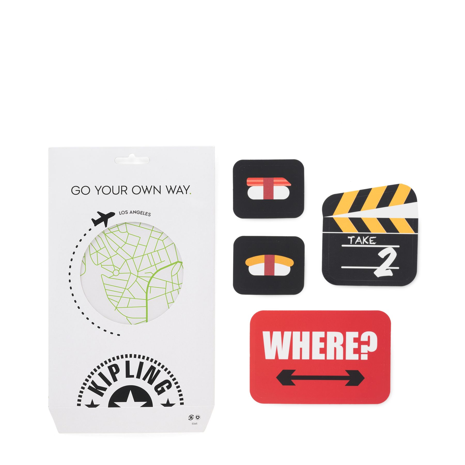 STICKER SET TAKE 2 Kit d'autocollants de personnalisation pour les bagages à coque rigide - Mix Col Ss20