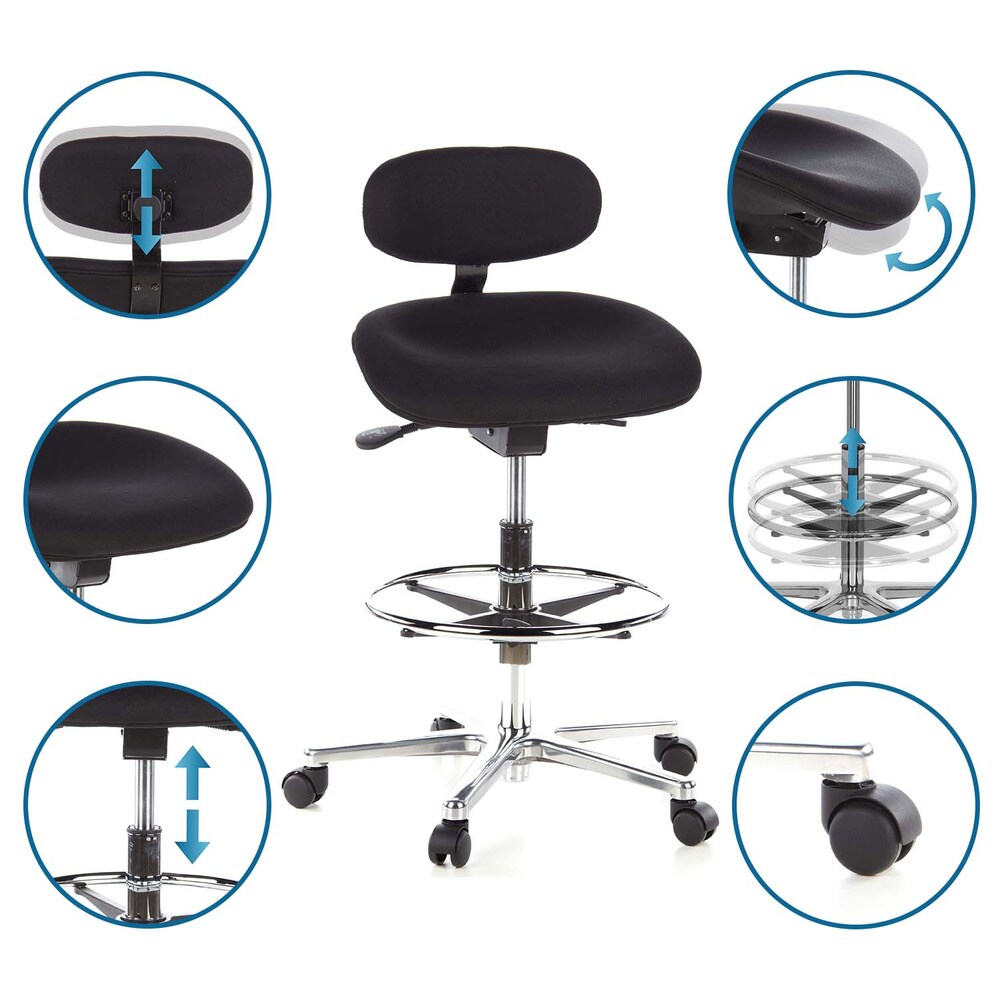 Counterstuhl WORK MF Stoff ohne Armlehnen hjh OFFICE