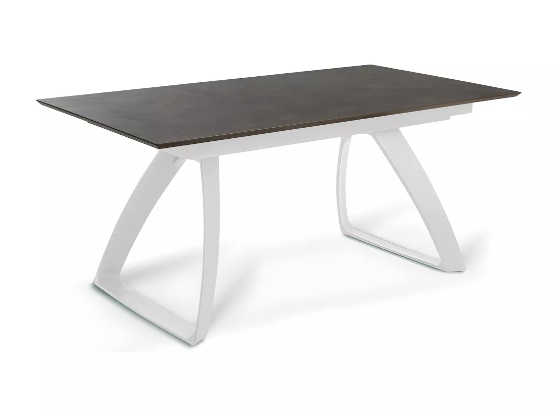 Barret Table Extensible (170/270 x 90 cm) en HPL Blanc