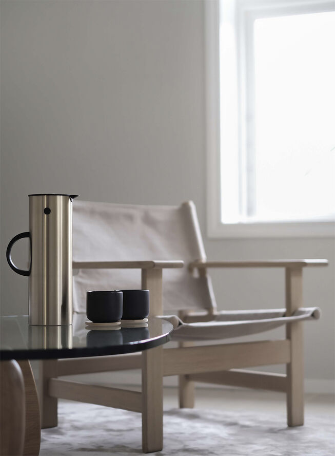 Stelton EM77 termokande 1 l, brushed brass Brushed brass