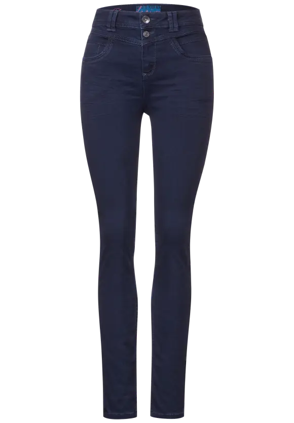 Slim Fit Thermojeans - clean indigo wash