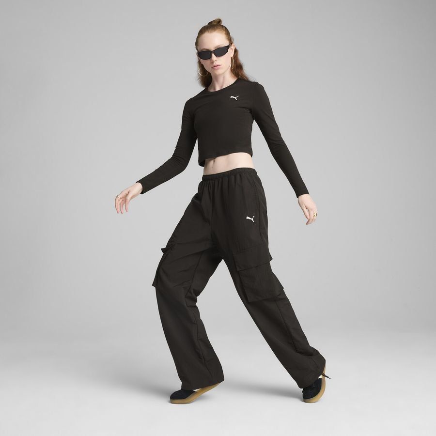 Puma WARDROBE ESS Kurzes figurbetontes T-Shirt