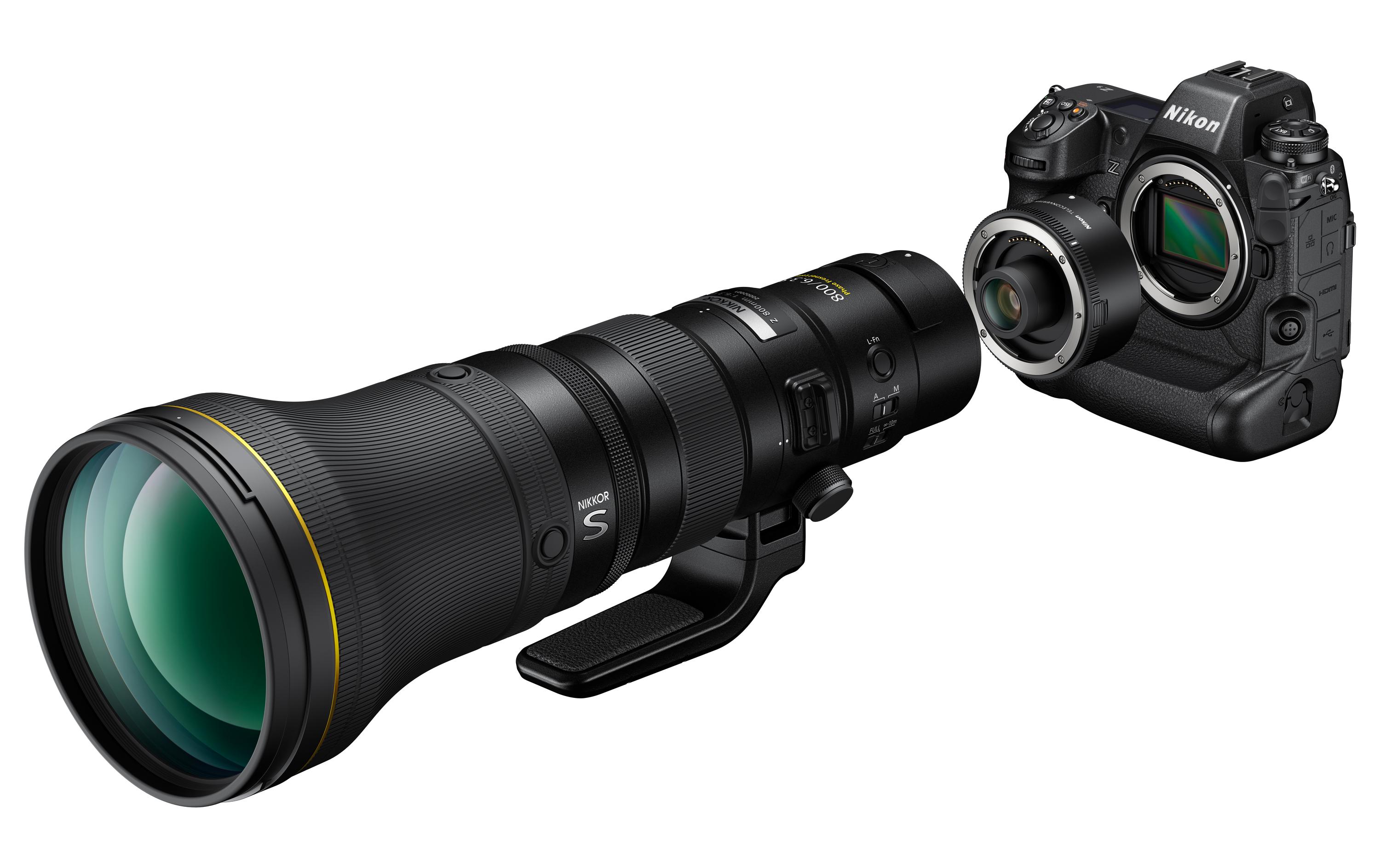 Festbrennweite Nikkor Z 800mm 1:6.3 VR S – Nikon Z<br>Professionelles 800-mm-Superteleobjektiv
