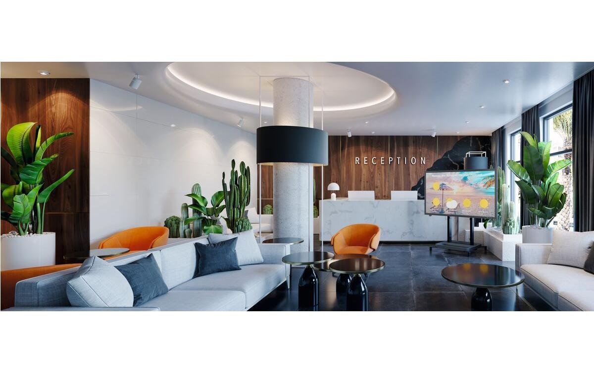 Wandhalterung Standfuss PRO RISE5108B Schwarz<br>Bodenständer mit elektrischem Displaylift