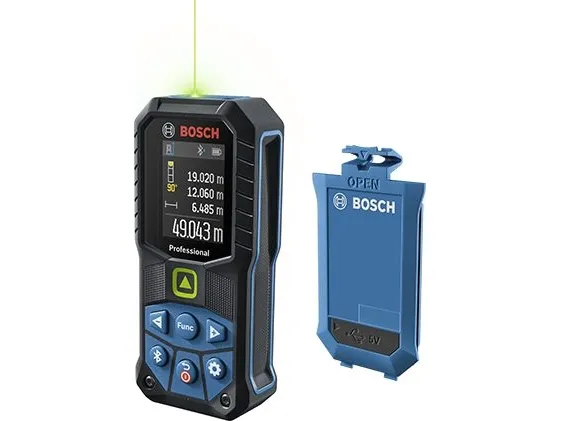 Bosch Professional GLM 50-27 CG Laserafstandsmåler Stativadapter 6,3 mm (1/4)., Bluetooth, Dokumentations-app Måleområde (maks.) 50 m
