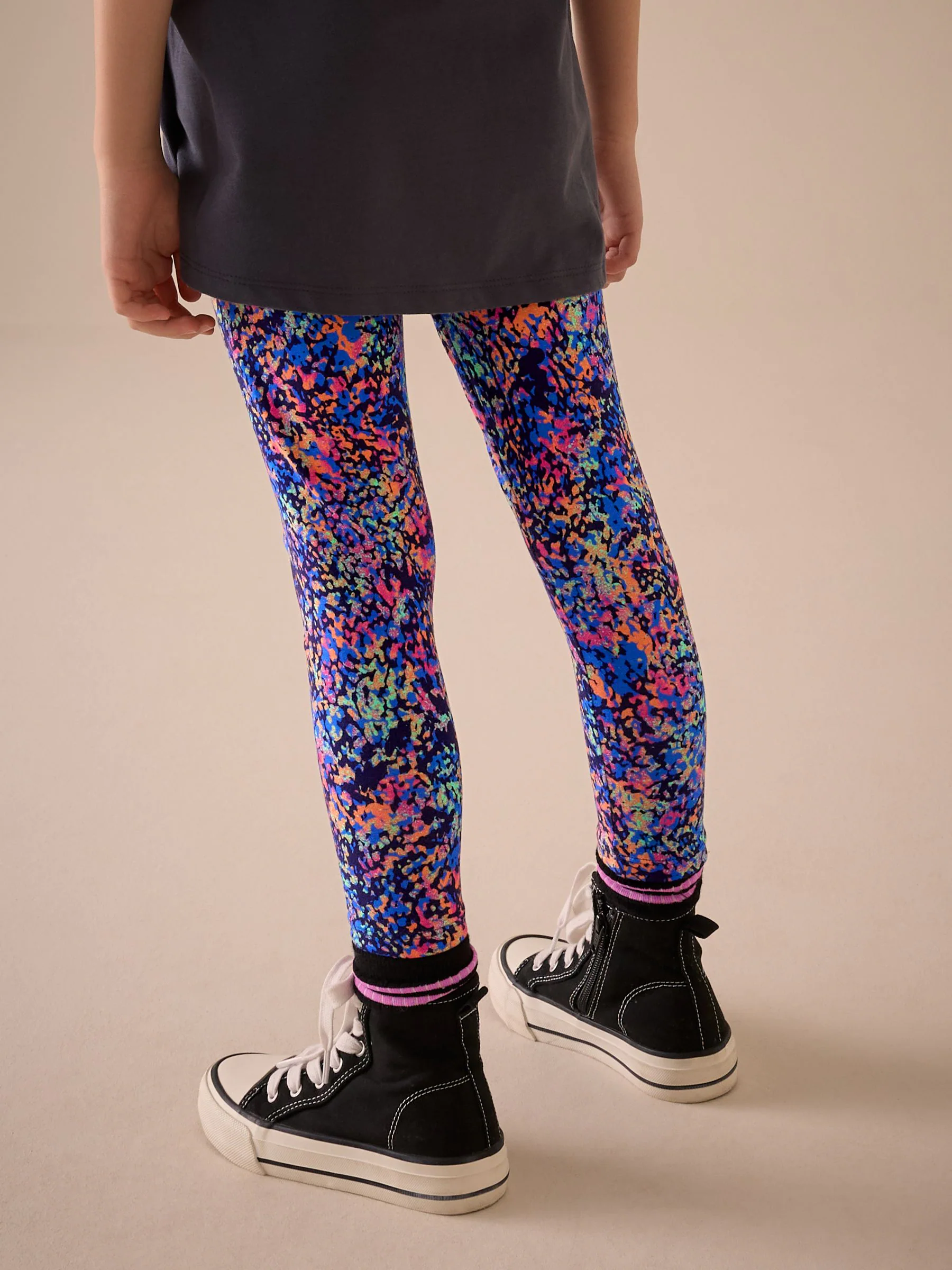 Multi-blauw - Legging (3-16 jr)