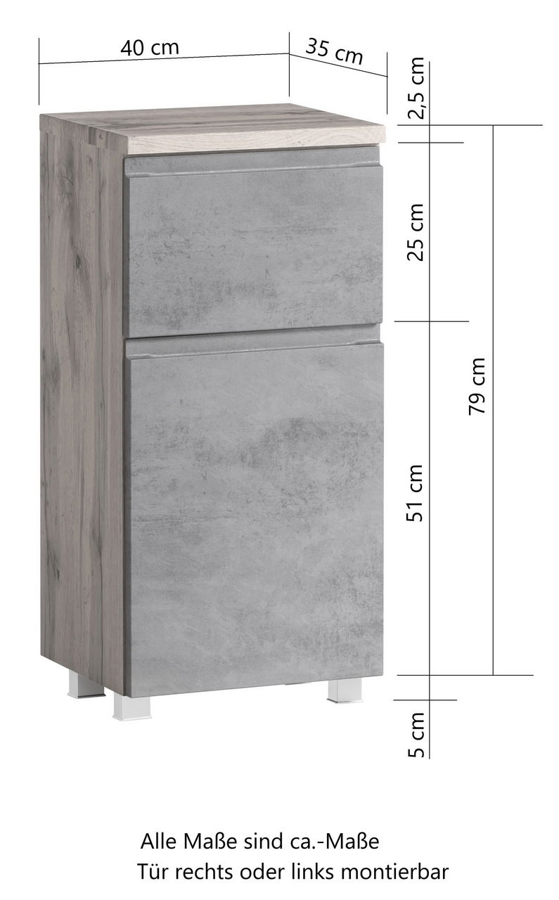 XORA Unterschrank VARESE