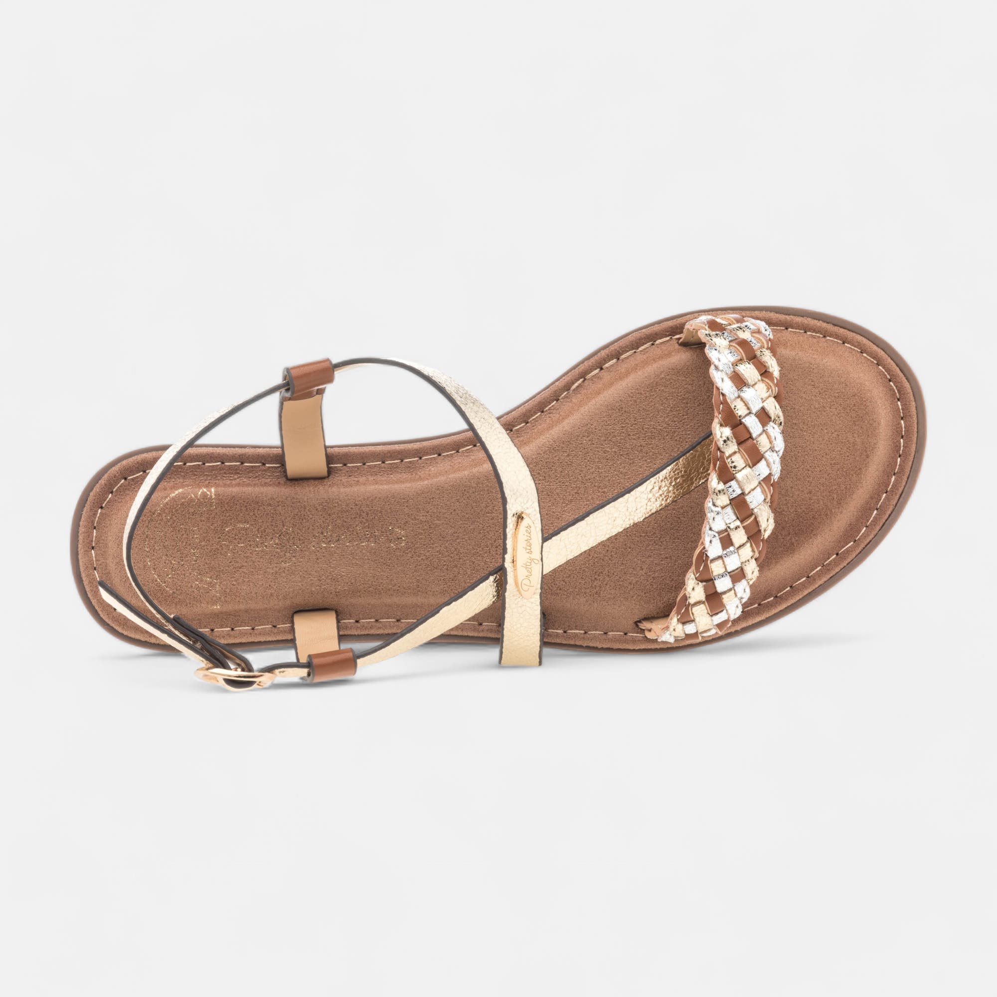 Nu-pieds Femme or