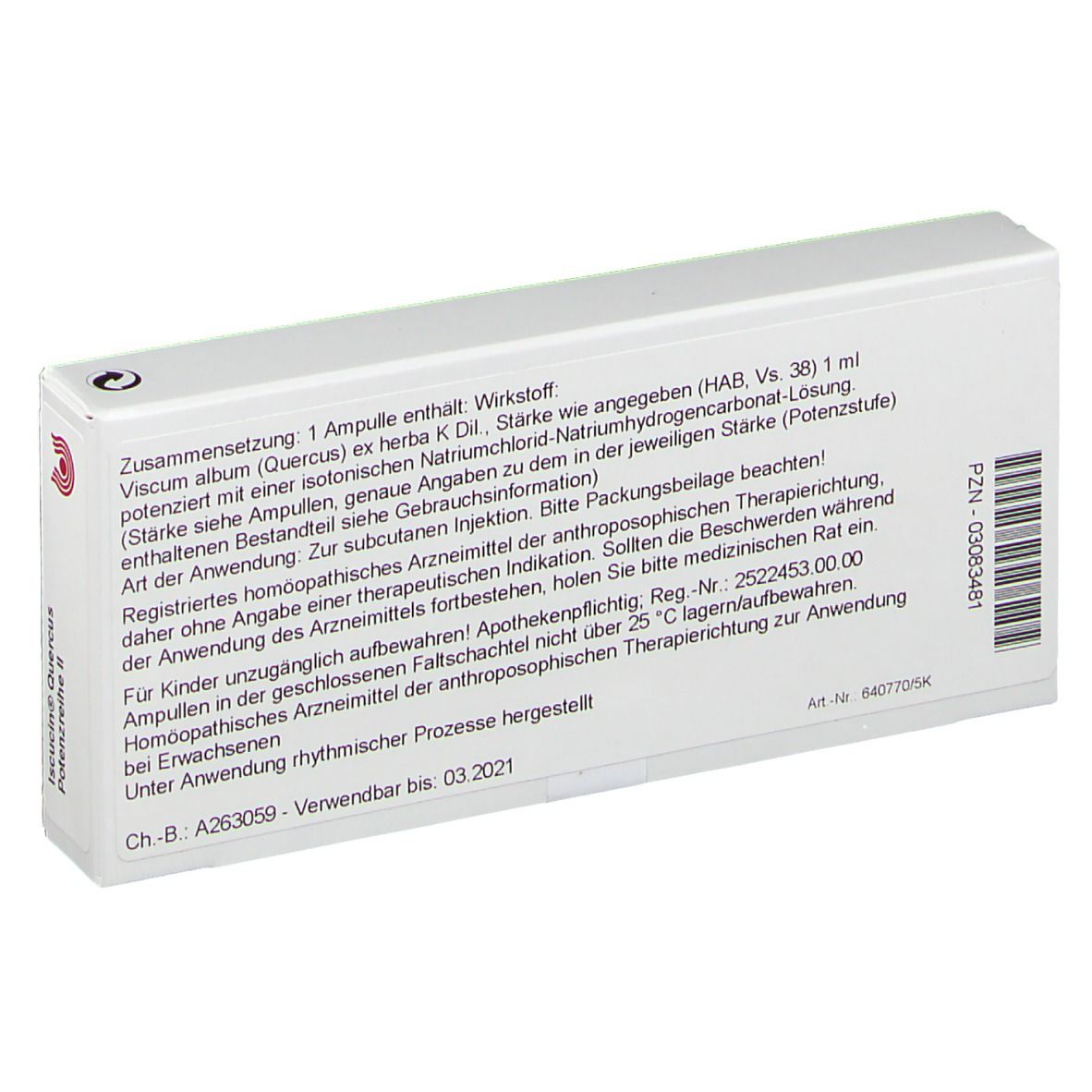 WALA® Iscucin Quercus Potenzreihe Ii Amp.