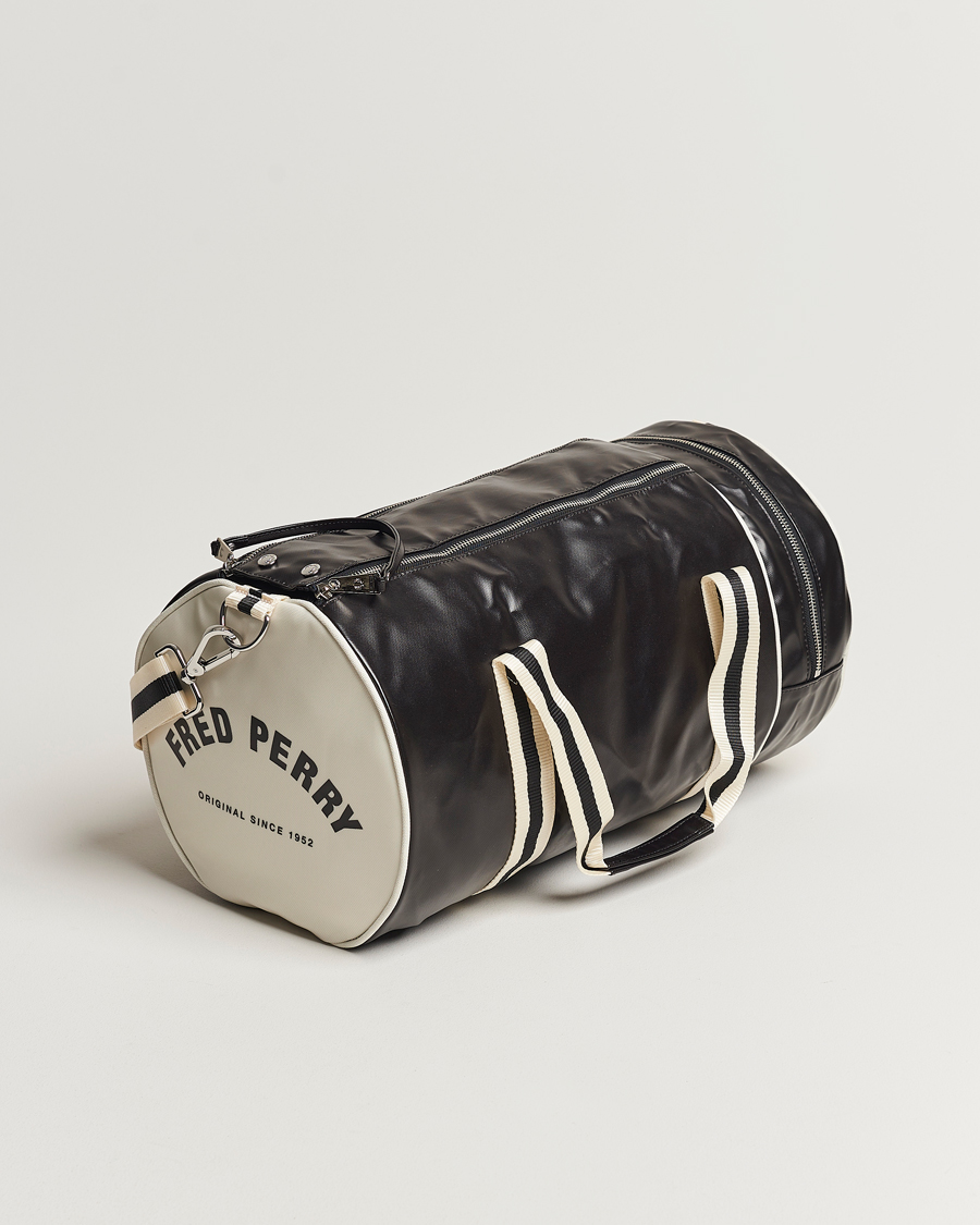Fred Perry Classic Barrel Bag Black/Ecru