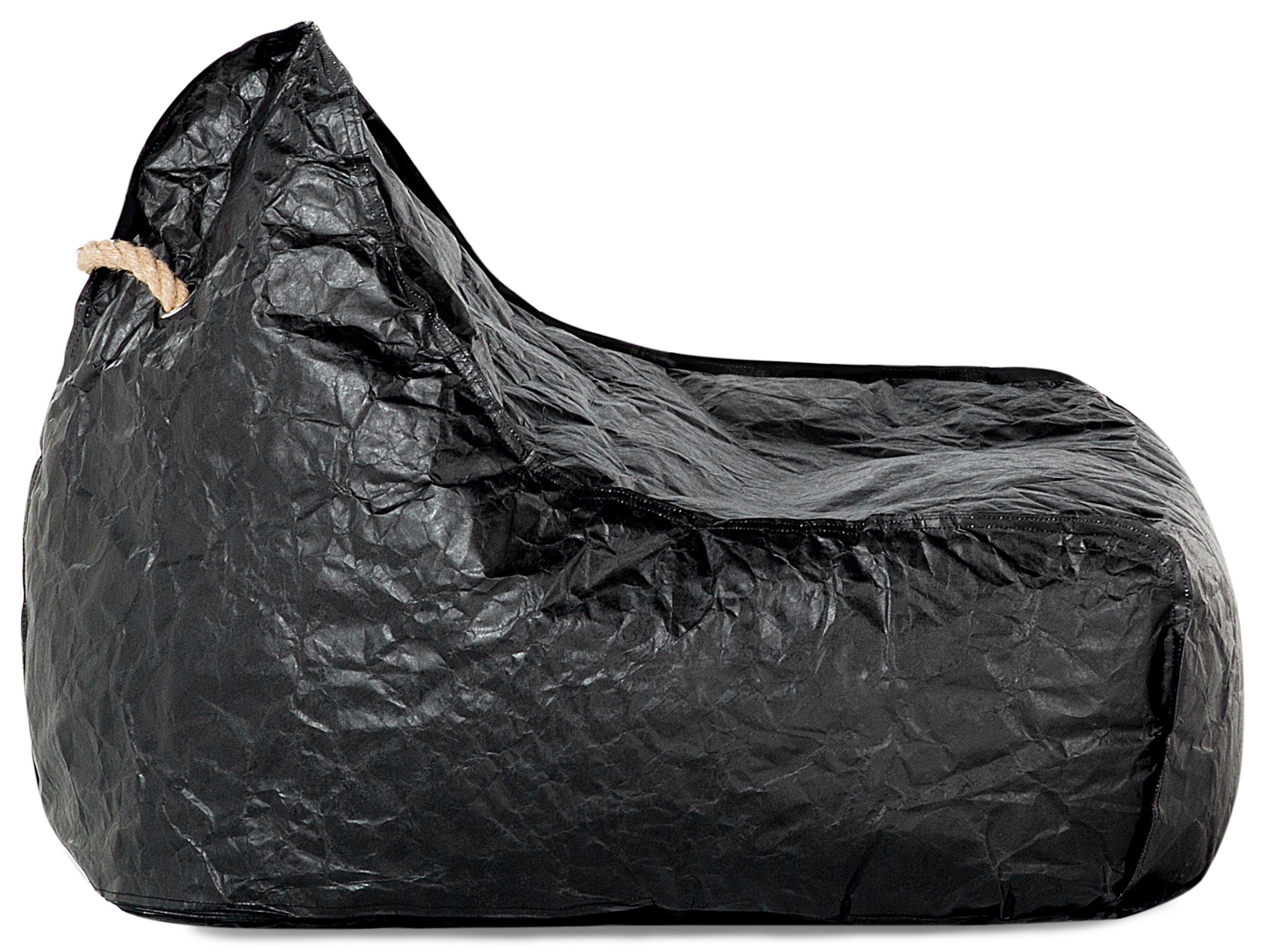 Zitzak 200 L DROP 63 cm 75 cm Zwart