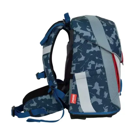 Scout Schulranzenset Sunny II Blue Ninja, 4-teilig