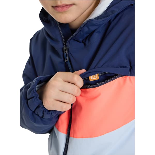 Veste snowboard BURTON B ROPEDROP JK DRESS BLUE/BALLAD BLUE/TETRA ORANGE