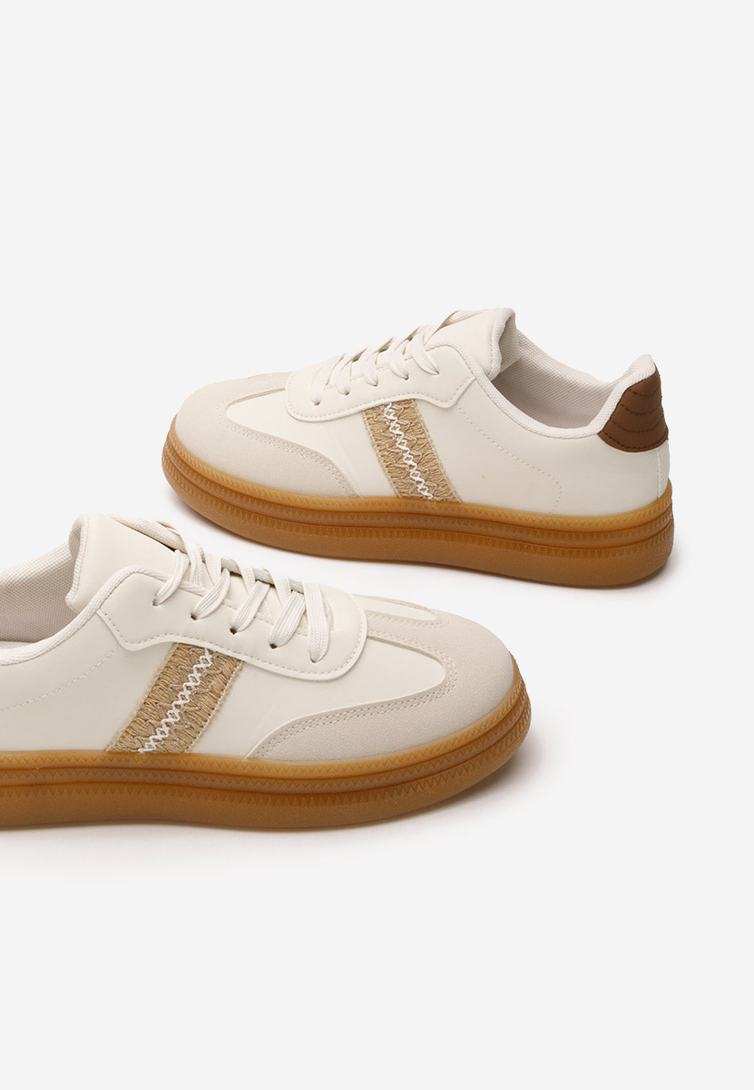 Baskets pour femme blancs Tristina