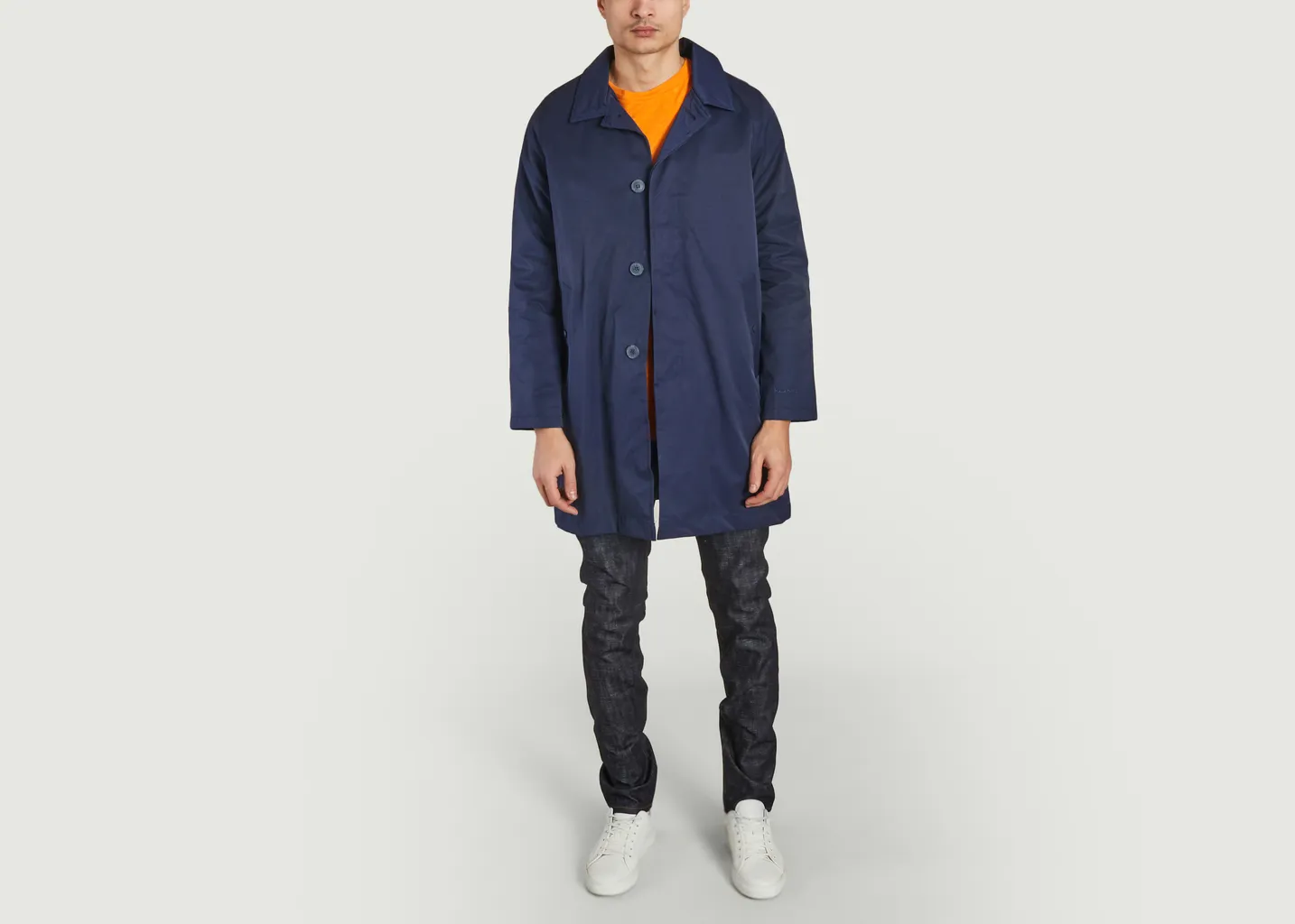 Manteau Mac croisé Marine M.C. Overalls