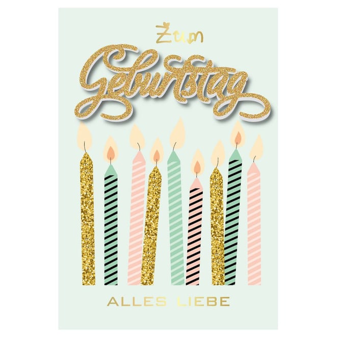 Geldkarte - Zum Geburtstag alles Liebe