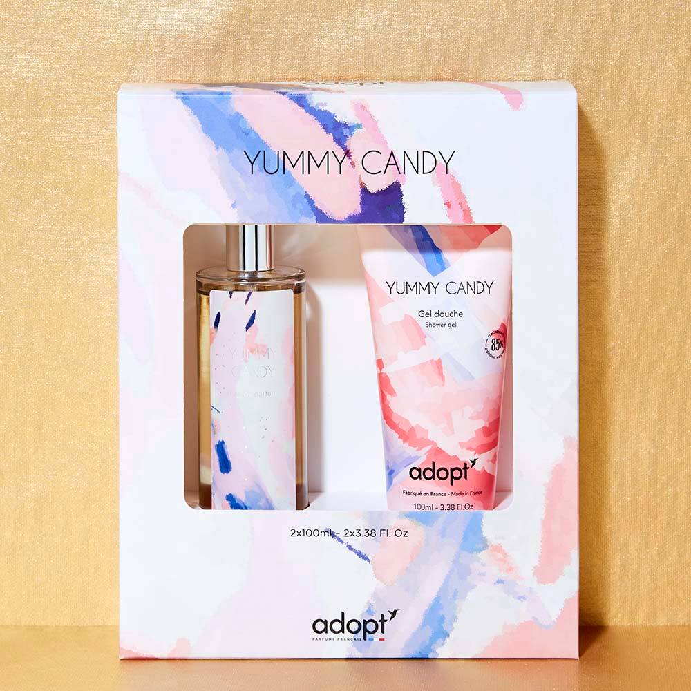 Yummy candy - Coffret eau de parfum 100ml + gel douche 100 ml
