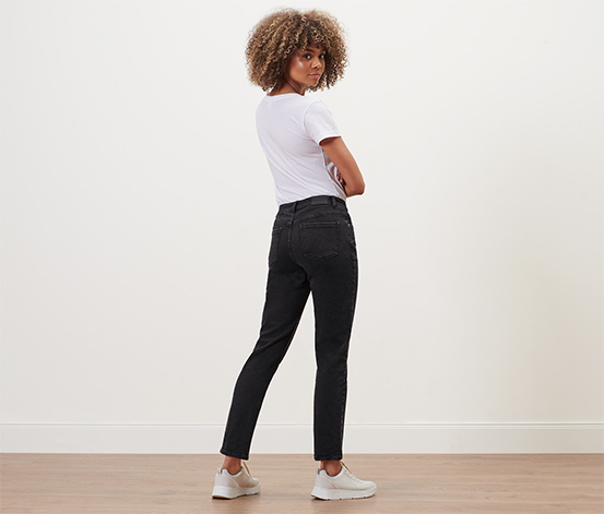 Straight-Denim »Fit Juna«, black