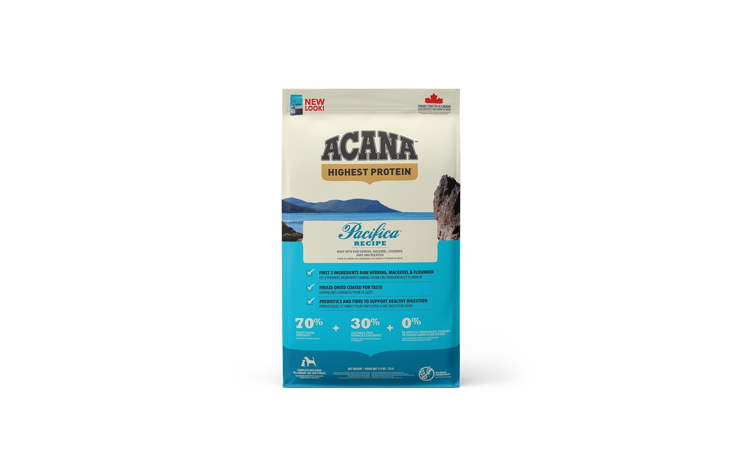 Trockenfutter Regionals Pacifica Recipe, 11.4 kgTrockenfutter für Hunde aller Rassen und Altersstufen