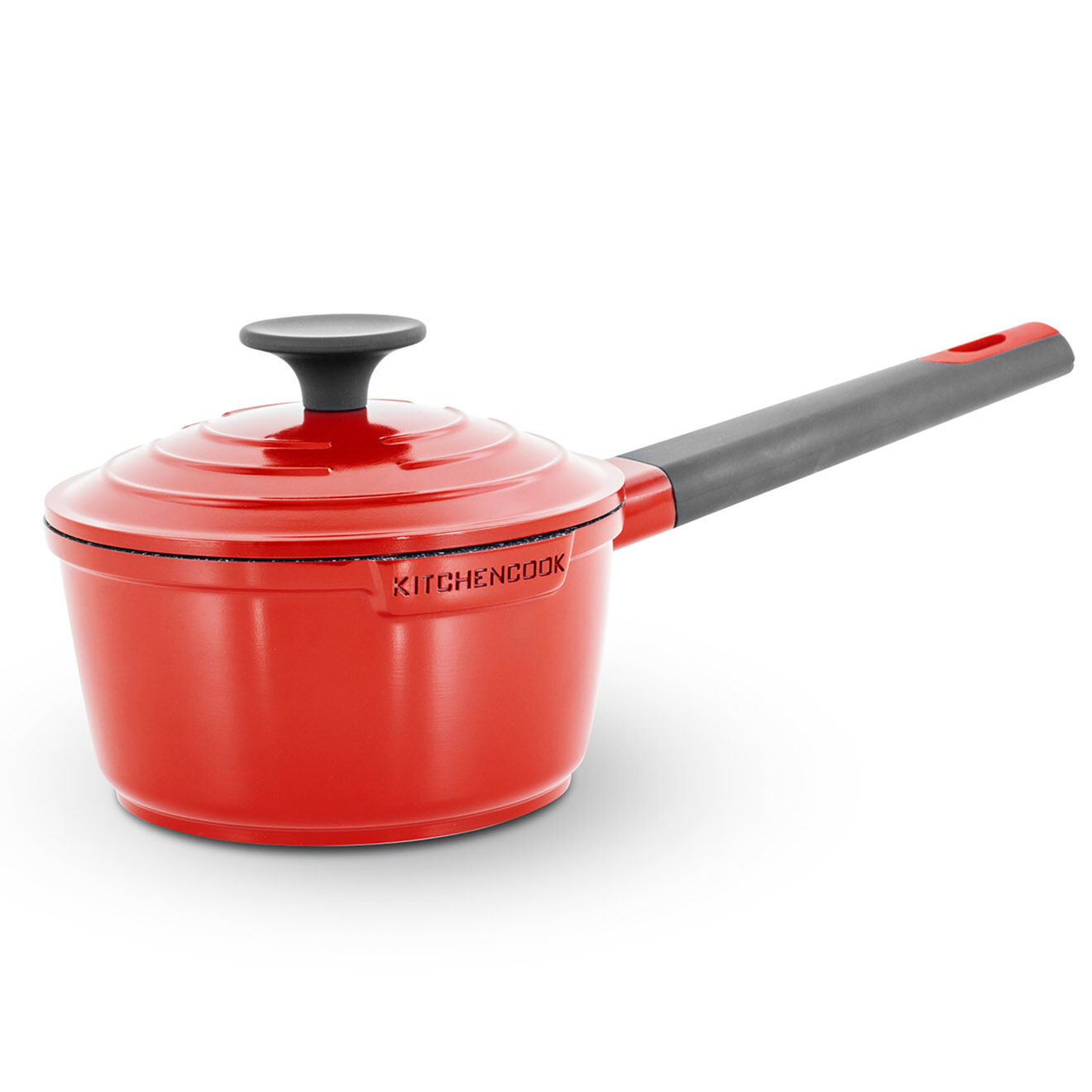Kitchencook Casserole en fonte d'aluminium rouge - D.16 cm