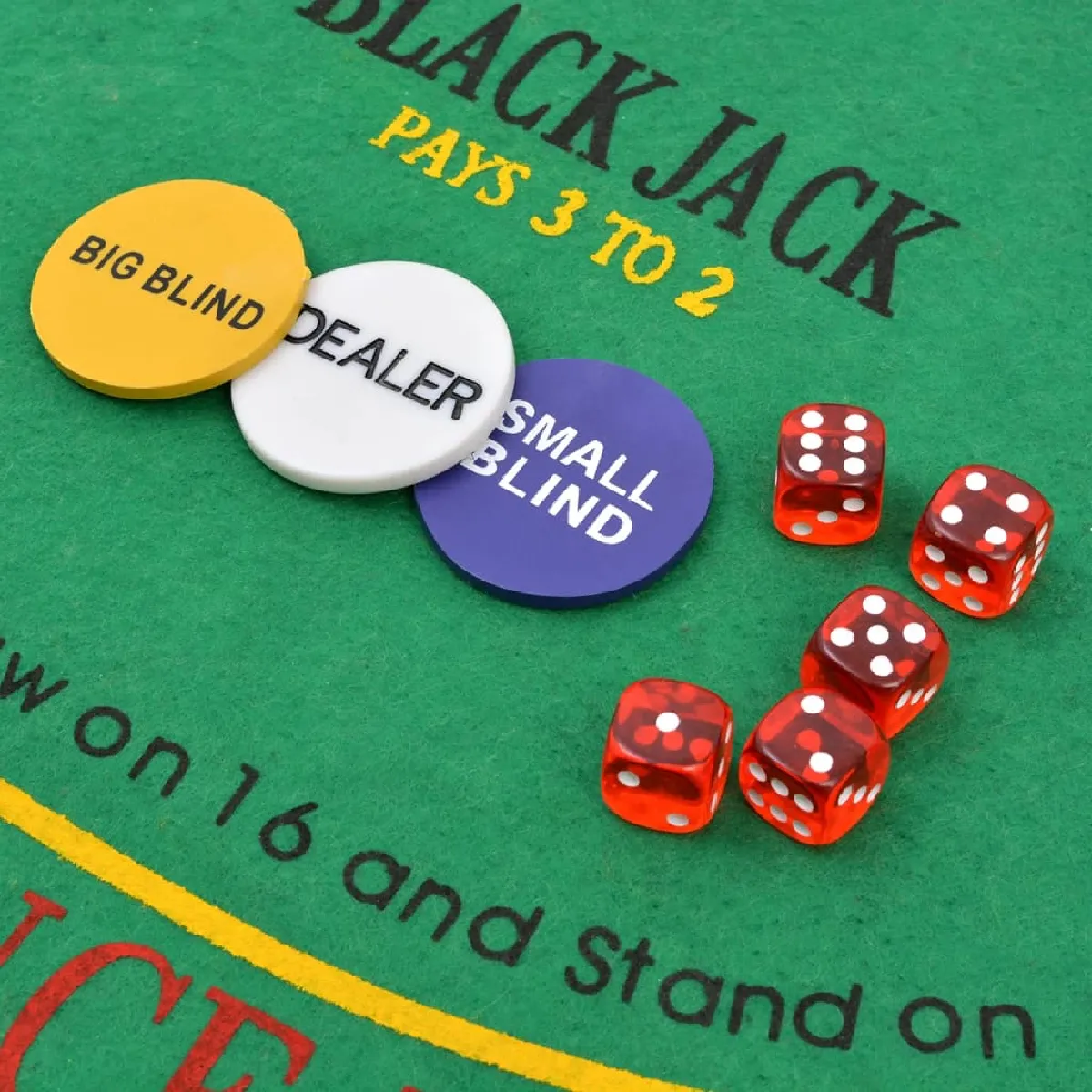 vidaXL Jeu de Poker/Blackjack 600 Jetons