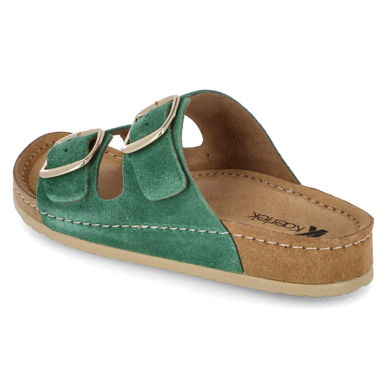 Kaerlek Pantoletten - green polo