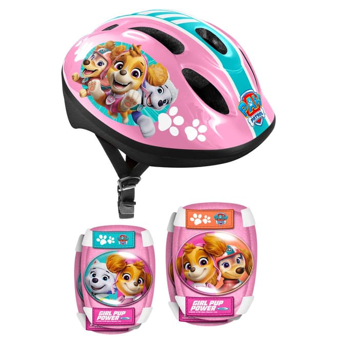 Paw Patrol - Combo Set - Helm, Ellenbogen- und Knieschutz
