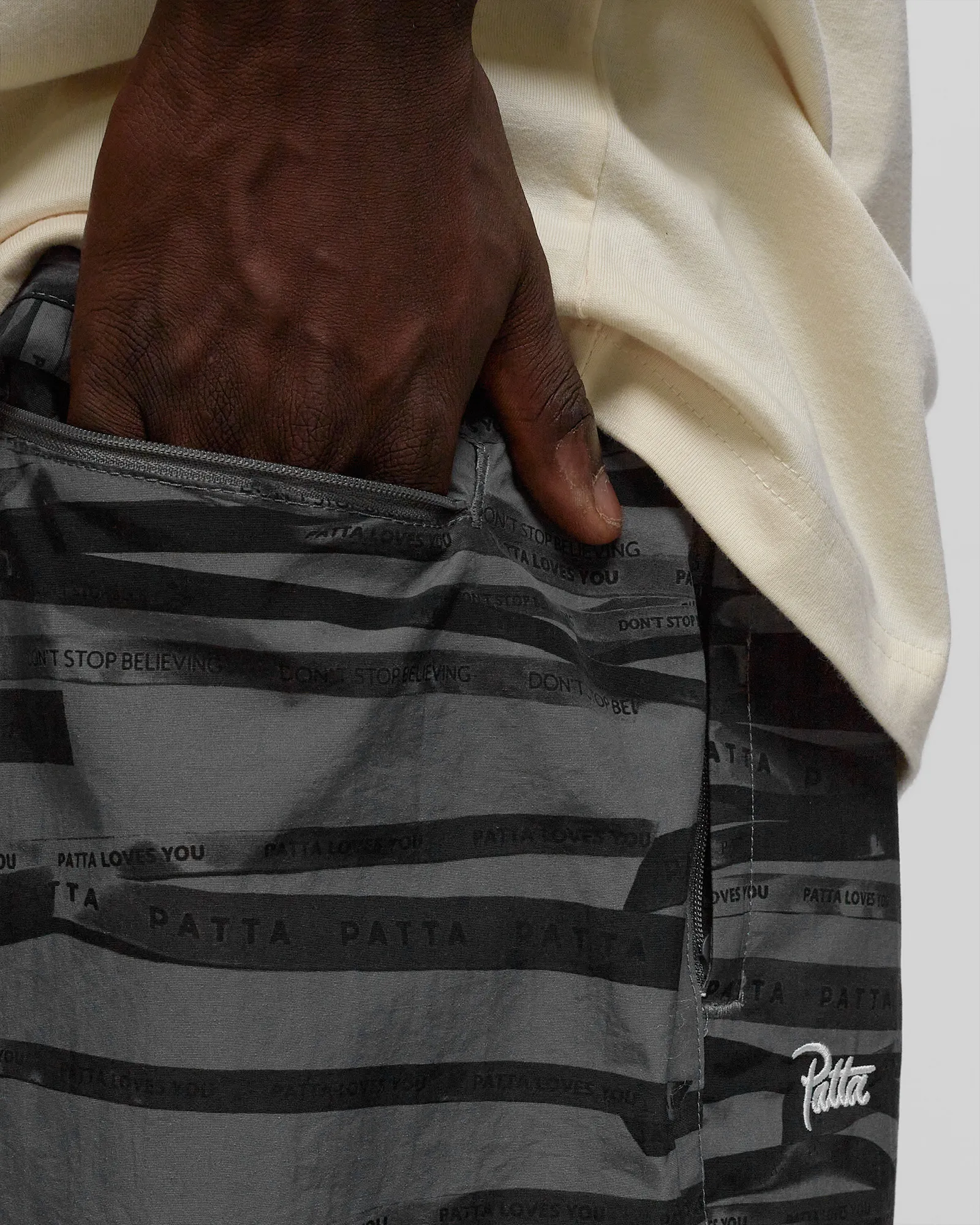 PATTA RIBBONS NYLON M2 TRACK PANTS