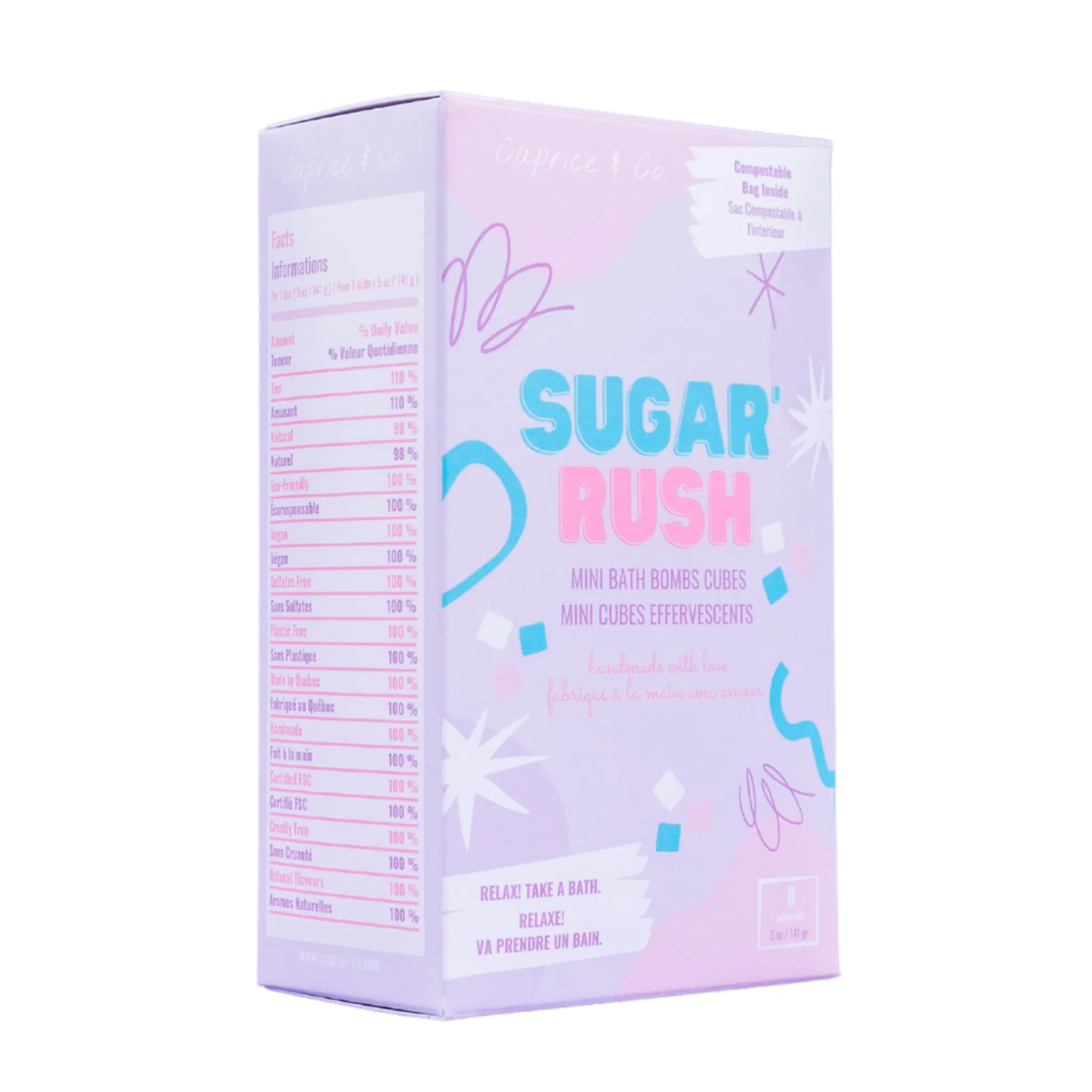 Caprice & Co Ensemble de Mini Bombes de Bain - Sugar Rush