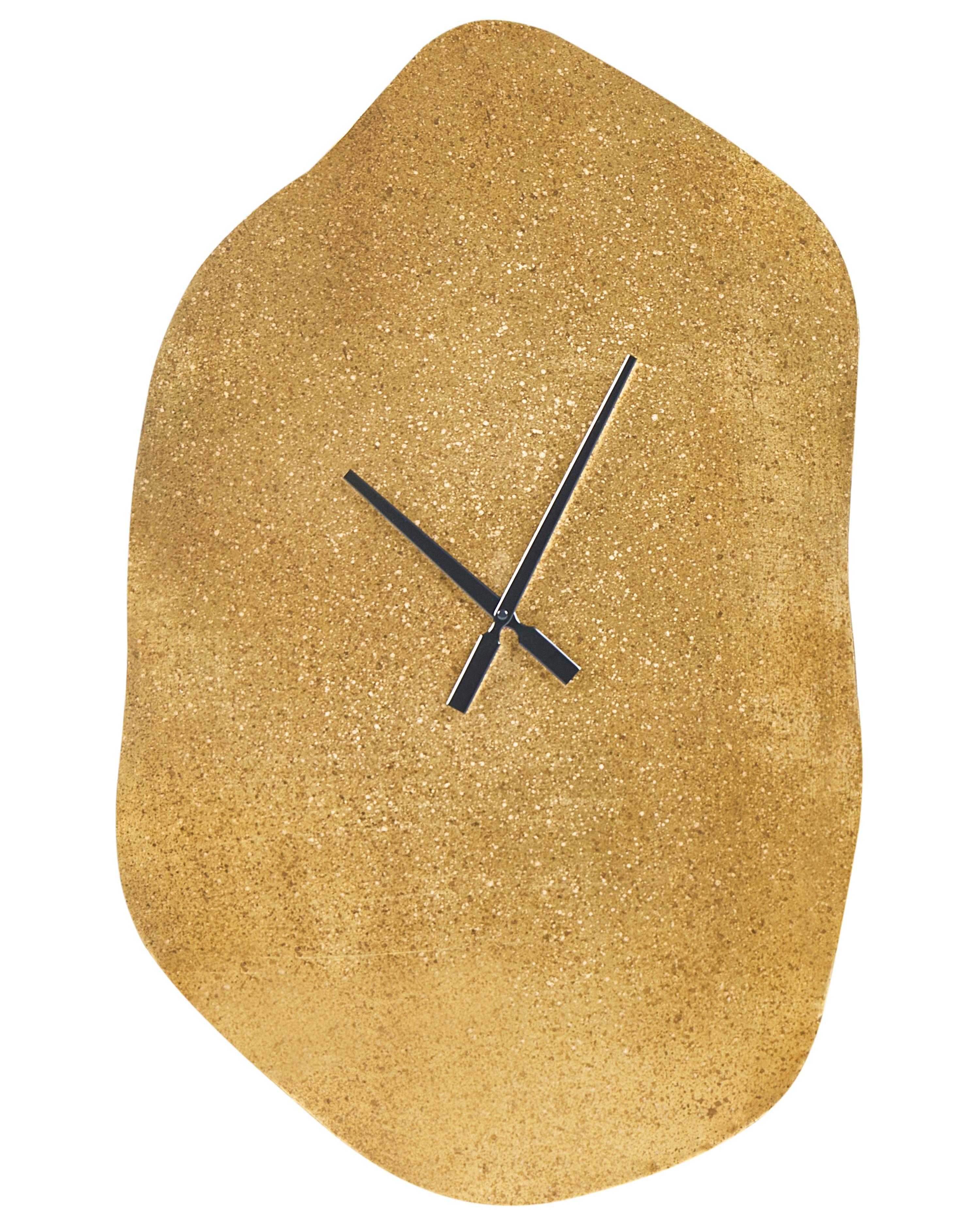 Wandklok GANGES 50 cm Metaal Messing