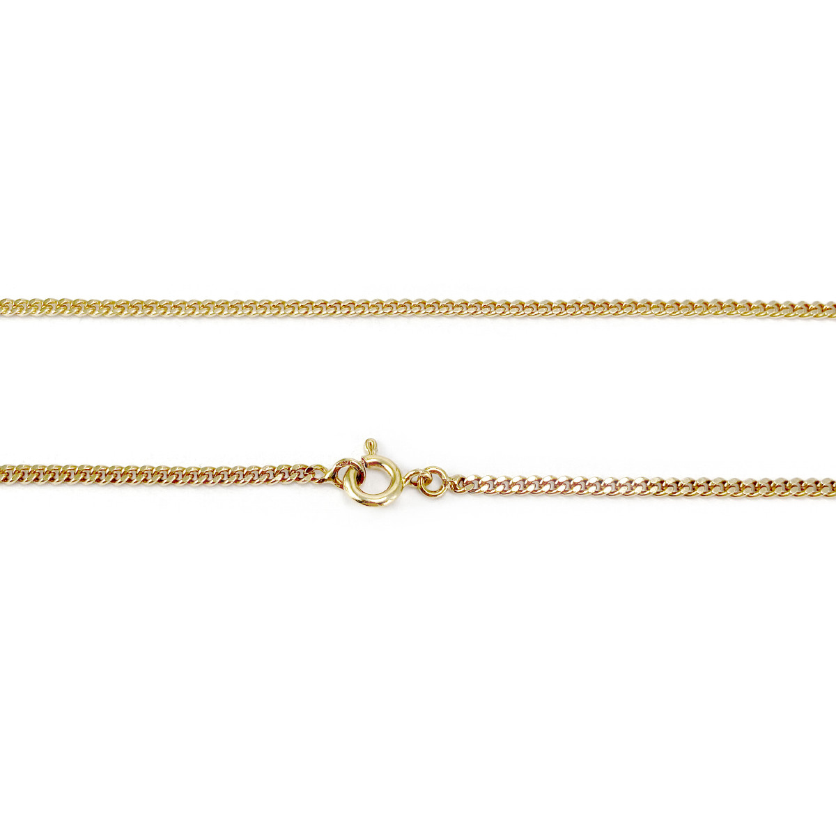 Chaine d'occasion or 750 jaune maille gourmette 56 cm