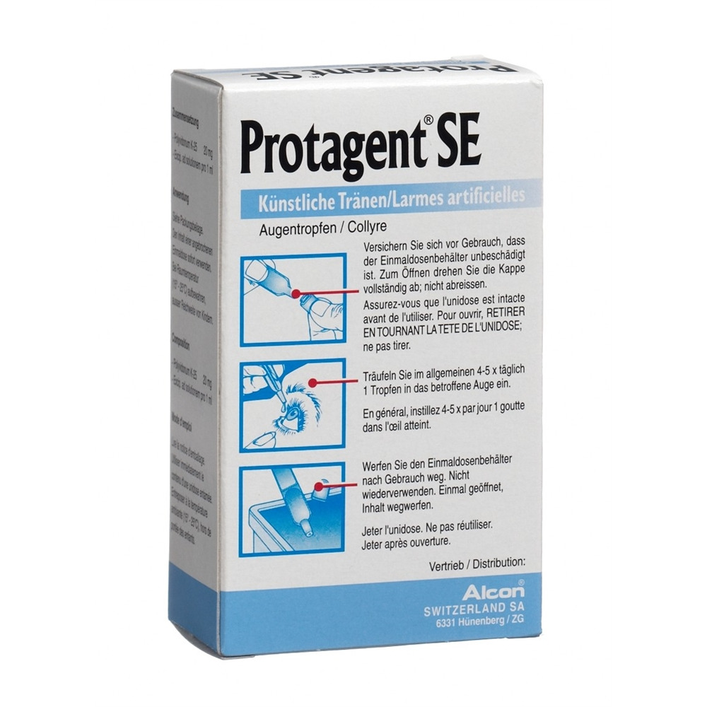 PROTAGENT SE<br>20 × 0.4 ml, Monodosis, Augentropfen, Lösung