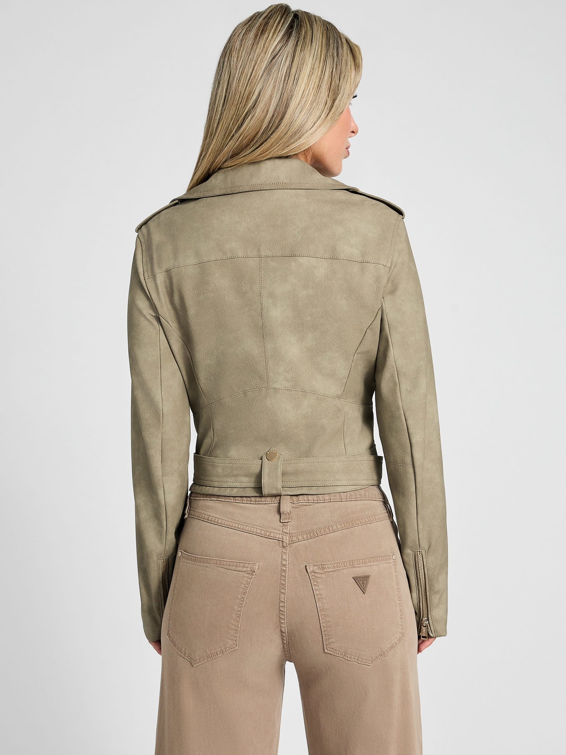 Jaqueta de motociclista lavada Concetta